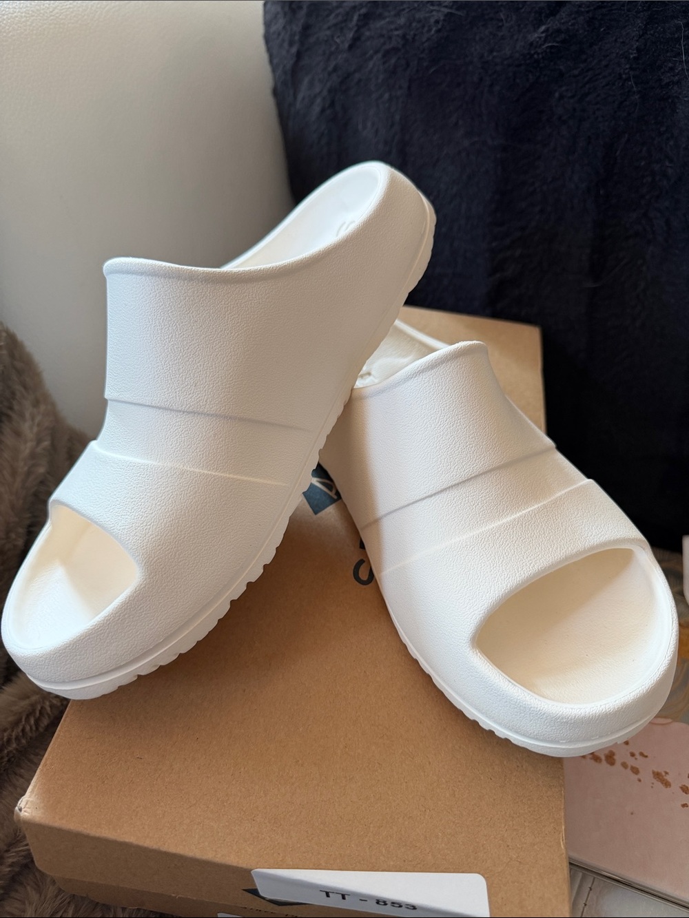 Sperry Float Slide White | Womens 8 | Wavy Sole | NWT